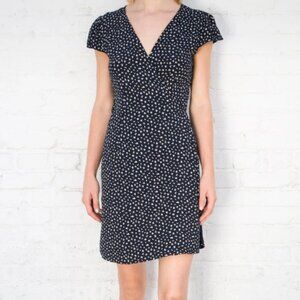 Brandy Melville Navy Floral Robbie Dress